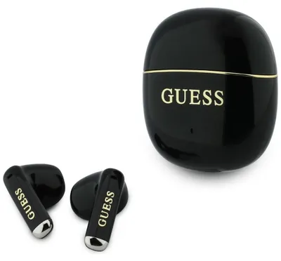 Productafbeelding van TWS-oordopjes, Glossy Gold Line Classic, zwart