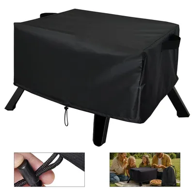 Produktbild von wasserdichte Pizzaofen-Abdeckung 62×62×28 cm, tragbare Schutzhaube für Cozze 90347 XXL 17" Pizzaofen, für den Außenbereich geeignet