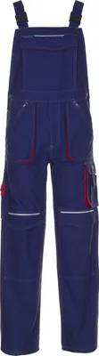 Produktbild von Planam Basalt Latzhose 2832 marine/rot, Größe:64