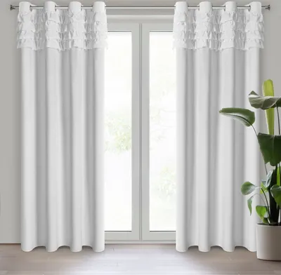 Zdjęcie produktu dla Zasłona oczkowa ERIN biała 140x250 cm