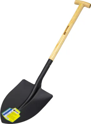 Immagine prodotto di Pala in legno a punta con manico e impugnatura a T 502/3