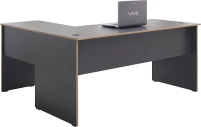 Obrázek produktu pro Univerzální rohový psací stůl CORNO, antracit/dub