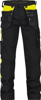 Produktbild von DASSY Arbeitshose SHANGHAI Stretch Gr. 62  schwarz/gelb  STANDARD