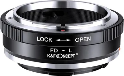 Zdjęcie produktu dla Adapter K&F Concept FD-L do obiektywu Canon FD FL z mocowaniem L