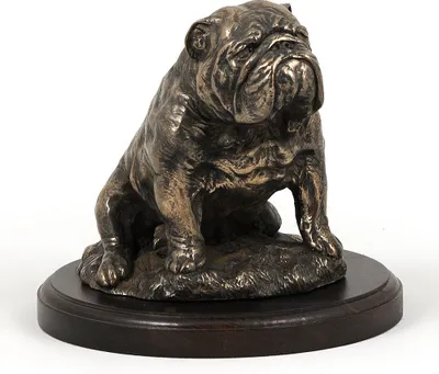 Zdjęcie produktu dla Bulldog II - statuetka psa, figurka do biura, trofeum na wystawę psów marki Art-Dog