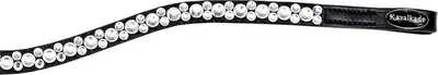 Immagine prodotto di Kavalkade Browband Sparkle nero WB curvo con strass piccoli e grandi , colore:bianco