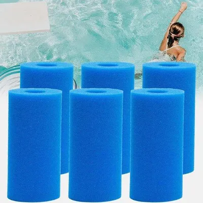 Obrázok produktu pre Filter do bazénu typu A – náhradné penové vložky do filtra do bazénu Initex typu A – 6 ks
