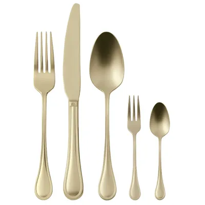 Produktbild von Sambonet Royal Antique Edelst./PVD Champag. Besteck 60tlg.Vh. S0201-S00549-S1897 52663PN2