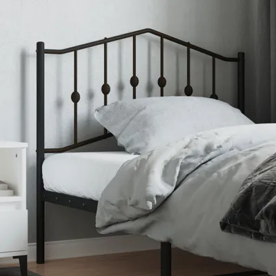 Produktbild von Cloris Designermöbel Kopfteil Metall Schwarz 100 cm 2024 Neu