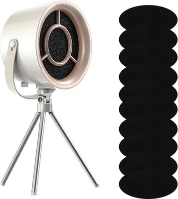 Immagine prodotto di Mini purificatore d'aria con supporto, modello Katunen, ventilatore