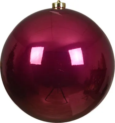 Produktbild von Weihnachtskugeln Kunststoff 14cm 1 Stück - Granatapfel
