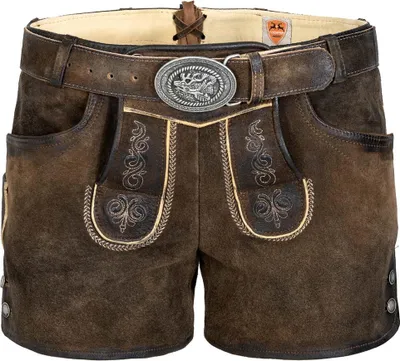 Produktbild von Lederhose Damen kurz Fellhorn G nuss 40