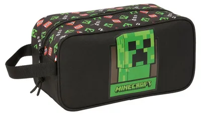 Zdjęcie produktu dla Safta Minecraft 29 x 15 x 14 cm Torba na buty Zielona  Zielona Rozmiar uniwersalny