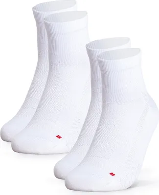 Produktbild von Occulto Herren & Damen kurze Rennradsocken 2er Pack (Modell: Thomas) Wht 39-42
