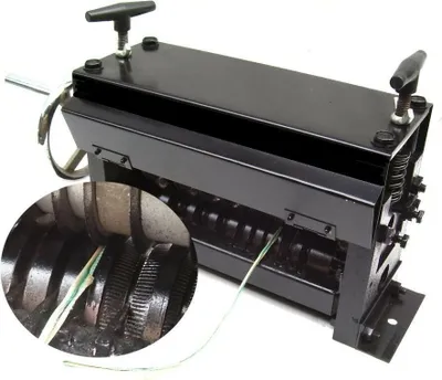 Produktbild von KABELSCHÄLMASCHINE 38mm KABEL ABISOLIERMASCHINE 55363 Abisoliergerät KUPFER