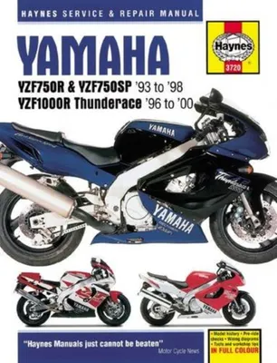 Produktbild von Yamaha YZF750R & YZF1000R Thunderace (93 - 00) Haynes Repair Manual