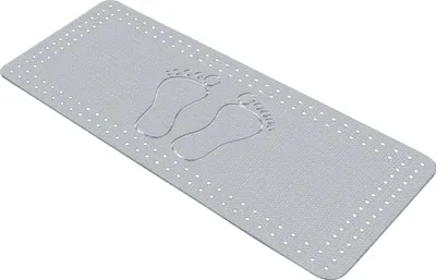 Produktbild von Kleine Wolke Wanneneinlage Foot" hellgrau 36x72 cm"