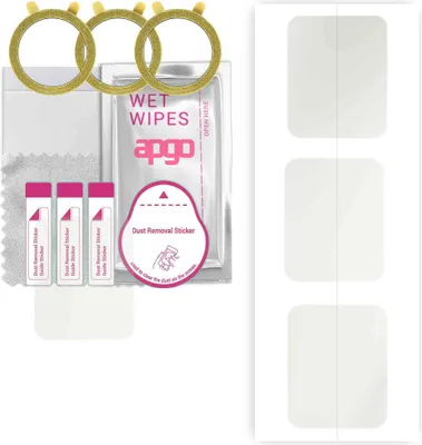 Produktbild von apgo 3 Stück Schutzfolie, Matt, kompatibel mit Devill SMF6SZ Smartwatch, Hydrogel Displayschutzfolie mit Positionierhilfe, Displayfolie, robust und kratzfest
