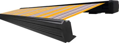 Produktbild von SOLUNA Kassettenmarkise Exquisit 5x3 Stoff Dessin 6292 Gestell DB703 dunkelgrau inkl. Motor und Wandschalter rechts