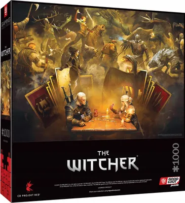 Obrázok produktu pre Merc  Puzzle Witcher Playing Gwent NEU  1000 Teile