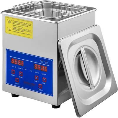 Productafbeelding van VEVOR Ultrasoonreiniger 2L, Ultrasoon reinigingsapparaat, Reiniger, Ultrasoon, RVS met digitale display