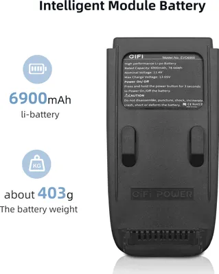 Produktbild von 1-Pack Smart Flight Battery Vysokokapacitní baterie LiPo 11,4 V 6900 mAh pro Autel EVO Drone
