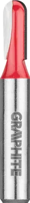 Obrázok produktu pre GRAPHITE fréza s dlhou drážkou v tvare U, TCT, priemer vŕtania 6,35/12,7/25,4 mm, pracovná dĺžka 15,5/19,6/22,5 mm, priemer stopky 8 mm, na masívne drevo, MDF, drevotriesku, preglejku (6,35 x 15,5 x 8 mm)