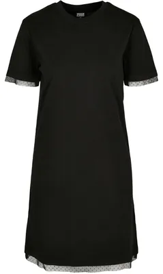 Produktbild von Urban Classics - T-Shirt-Kleid für Damen TN506 (M) (Schwarz)