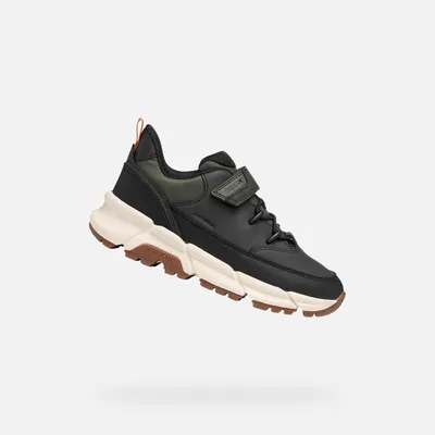 Productafbeelding van Geox zwarte Flexyper Plus jongenssneakers, maat 30