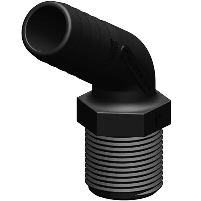 Immagine prodotto di Raccordo per tubi Trudesign 120° composito nero 2" 50 mm