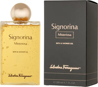 Obrázek produktu pro Salvatore Ferragamo Signorina Misteriosa, Sprchový gel, 200 ml, Dospělí, Ženy, Tělo, AQUA (WATER), SODIUM LAURETH SULFATE, COCAMIDOPROPYL BETAINE, PARFUM (FRAGRANCE), PPG-5-CETETH-20,...
