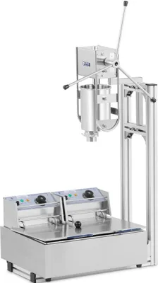 Obrázek produktu pro Expondo Royal Catering Stroj na churros – 3 l – 2 x 2500 W – nerezová ocel –
