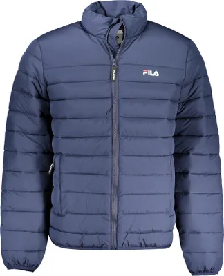 Produktbild von Herrenjacke Blau: Wasserdicht mit Taschen, Reißverschluss & Print