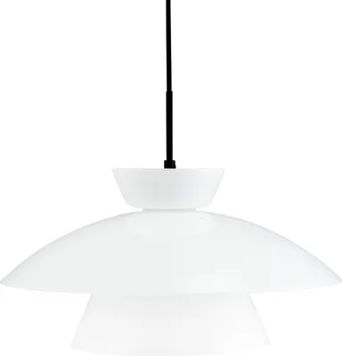 Produktbild von Pendelleuchte LED, Hängelampe, Deckenlampe Pendel, Pendellampe Esstisch, Pendelleuchte für Wohnzimmer, Skandinavische Design, Valby Opal D38
