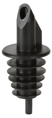 Immagine prodotto di BILLY - versatore in plastica per bottiglie da 0,5 - 1,5 litri - nero - con 5 lamelle