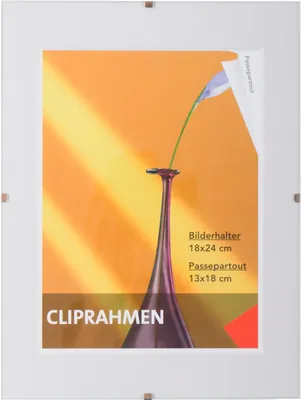Produktbild von Rahmenlos Bilderhalter Bilderrahmen 13x18 cm