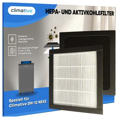 Produktbild von Filterkassette HEPA H13 für Luftentfeuchter Climative DH-24 Nexi ION UV Wifi