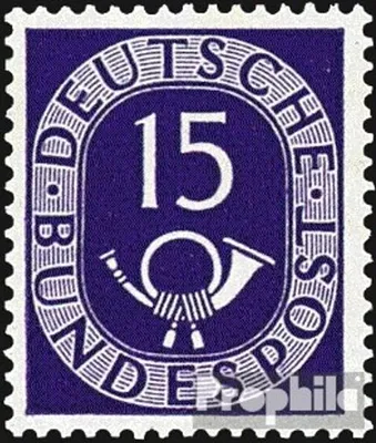 Produktbild von Briefmarken BRD (BR.Deutschland) 1951 Mi 129 postfrisch Posthorn