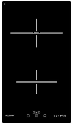 Immagine prodotto di Schock STI32, nero, da incasso, 29 cm, piano cottura a induzione a zone, 2 zone, 2 zone