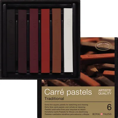 Produktbild von Rembrandt Set Carré Pastelle | 6 Farben