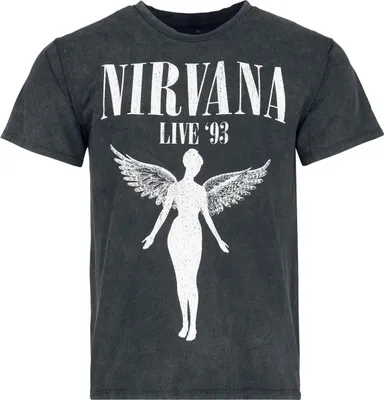 Produktbild von Nirvana T-Shirt Herren In Utero '93 schwarz Band-Merch, Bands 100% Baumwolle L