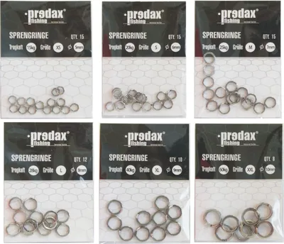 Produktbild von Predax Sprengringe , Größe/Tragkraft/Durchmesser/Inhalt:Gr. L/28kg/8mm/12 Stück