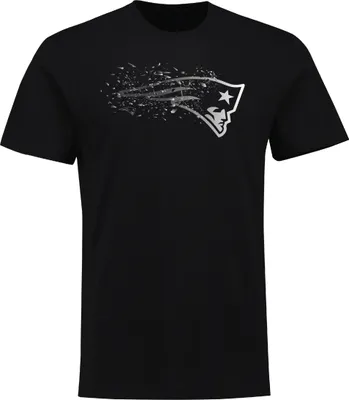 Produktbild von NFL New England Patriots Shatter Graphic Logo Football Shirt schwarz (S)