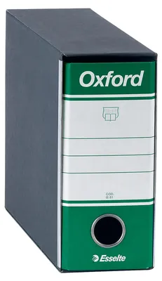 Zdjęcie produktu dla Esselte Oxford, Zielony, 8 cm, 230 mm, 180 mm