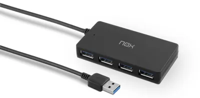 Image de Hub USB Lite 1 port avec une entrée USB-C et 4 sorties USB 3.2 Gen 1 Type A