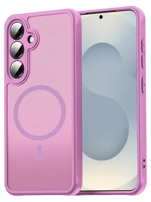 Produktbild von Handyhülle für Samsung Galaxy S24 Magnet Case Schutzhülle Kratzfest in Pink