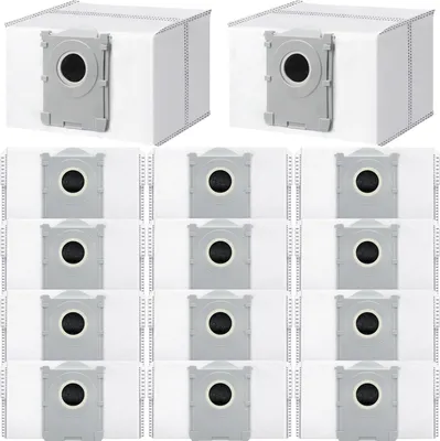 Produktbild von 14 Stück Staubbeutel für Ecovacs Deebot X8 Pro Omni/T50 Pro Omni/T80 Omni/X9 Pro Omni Saugroboter,3.5L großer Kapazität Aktivkohle-Ersatzbeutel Zubehör Antibakterieller Staubsaugerbeutel Ersatzteile