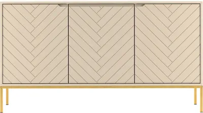 Produktbild von Sideboard 151 cm breit in kaschmir mit gefräster Front ANGERA-140