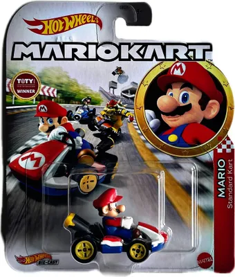 Obrázek produktu pro Hot Wheels Mario Kart Replica 1:64 - odlitek Maria