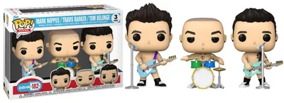 Produktbild von Blink 182 POP Pack 3 Figuren - Sammlerspielzeug der Rockband
